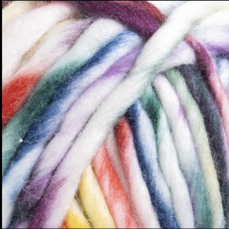 Bild på Slätstickad basicmössa i Merino Mega Julkit