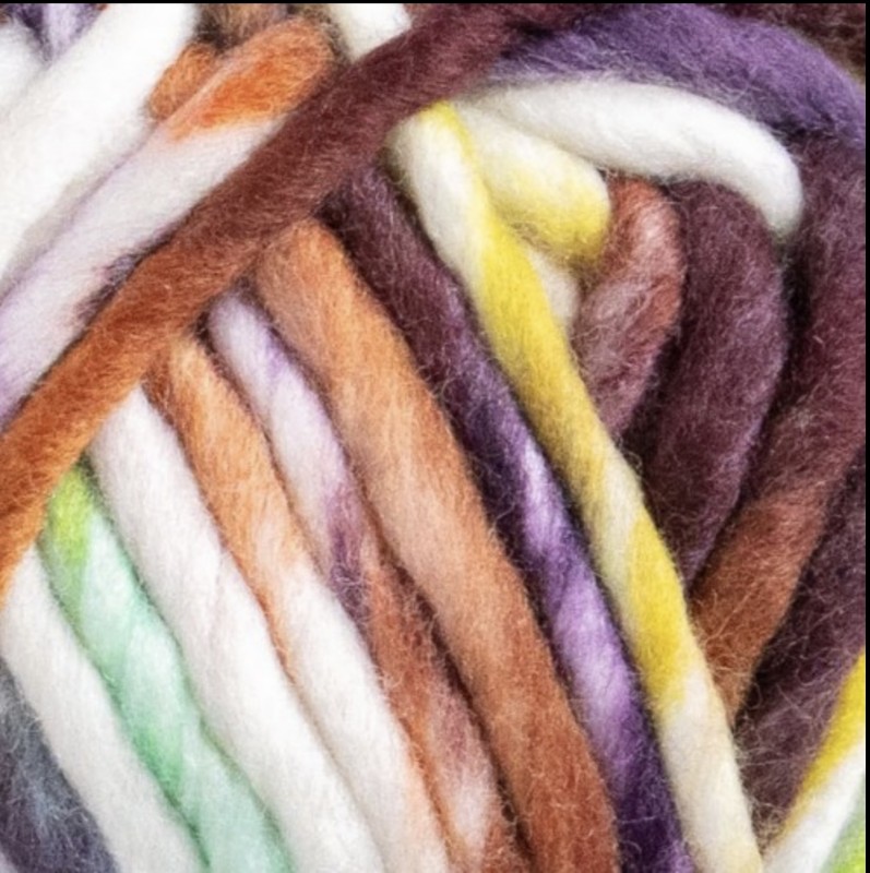 Bild på Slätstickad basicmössa i Merino Mega Julkit