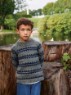 Bild på "RIDGE SWEATER JUNIOR" stickad i Atlas 2513-3b