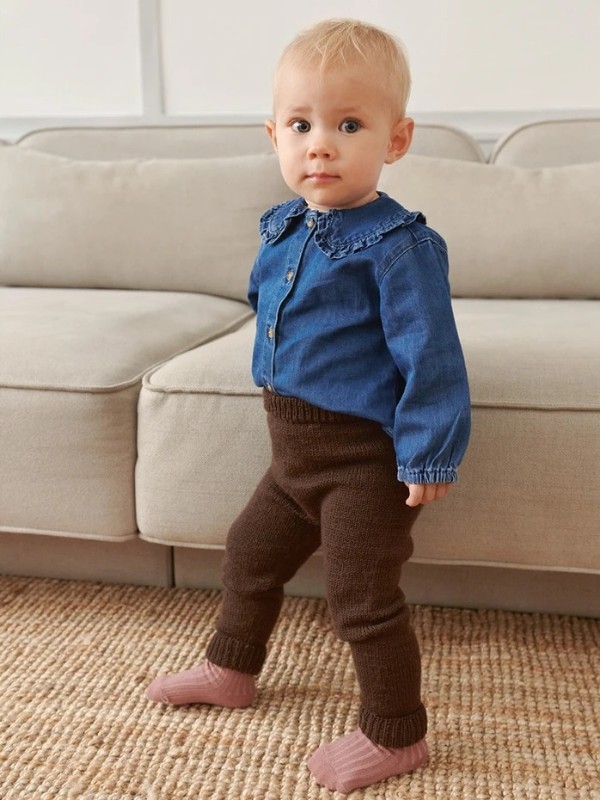 Bild på "LILLE BUKSE BABY" i Tynn Merinoull eller babyull Lanett 2512 4a och 4b