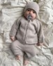Bild på "CLEO BABY SET" stickad i Cashmere mönster från PetiteKnit
