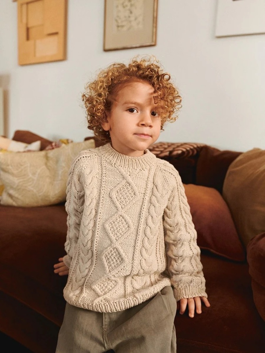 Bild på "NILO SWEATER JUNIOR" stickad i Merinoull 2601-1b