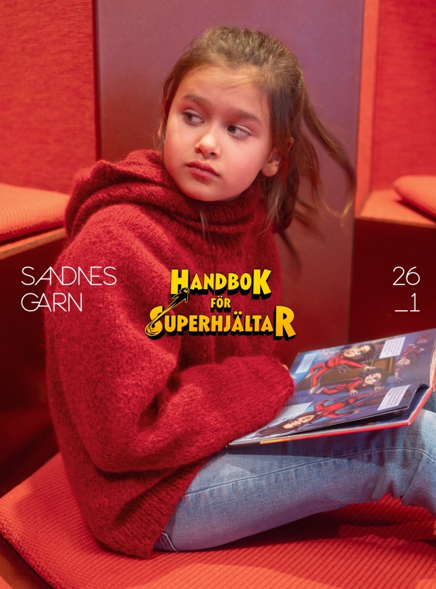 Bild på Hanbok för Superhjältar mönster stickade i KOS