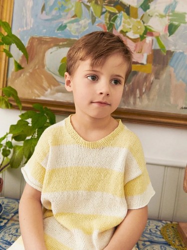 Bild på "ROWAN TEE JUNIOR" stickad i Tynn Line 2603-6