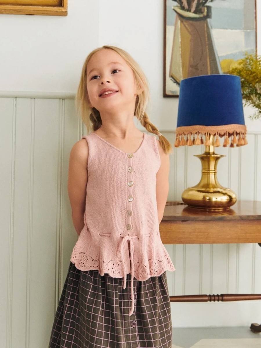 Bild på "ADELINE TOP JUNIOR" stickad i Tynn Line 2603-3