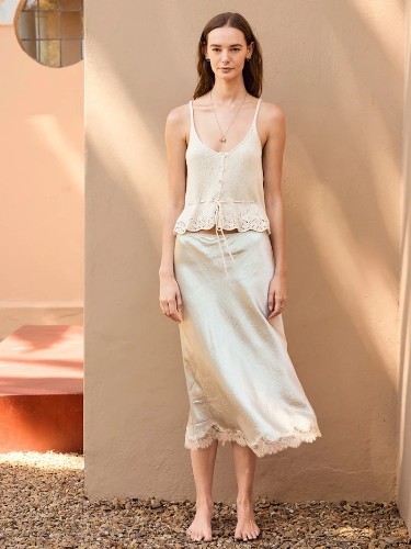 Bild på "ADELINE SINGLET" stickad i Tynn Line 2604-1