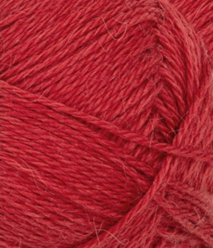 Bild på Alpakka Silke Heritage Red 4135