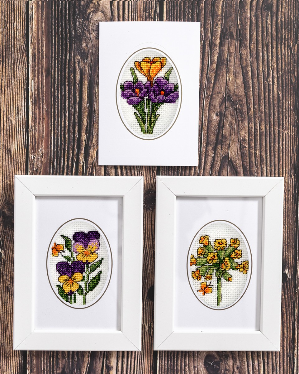 Bild på Vårblommor – 3 pack kort