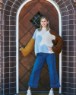 Bild på "Jumper med intarsia" stickad i Bella från Permin
