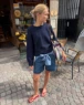 Bild på "VEGA SWEATER" stickad i Double Sunday