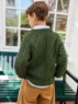 Bild på "NILO JACKET JUNIOR" stickad i Smart, Merinoull eller Double Sunday 2605-1