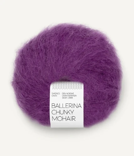Bild på  Ballerina Chunky Mohair  Plum 5045