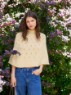 Bild på "ELODIE PONCHO" stickad i Double Sunday och Tynn Silk Mohair 2606-2