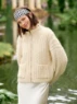 Bild på "KAJA JACKET" stickad i KOS och Tynn Silk Mohair 2606-7