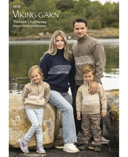 Bild på Mönsterkatalog från Viking Garn, Sportragg 2619