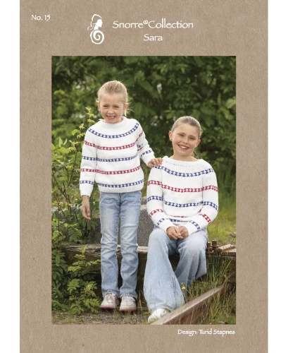 Bild på Mönsterkatalog barn i garnet Sara nr.15