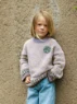 Bild på "ROSE JUNIOR" stickad i Alpakka Ull 2608-2 mönster endast på Norska