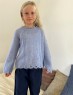 Bild på CLOVER SWEATER JUNIOR (SVENSKA) stickad i Tynn Silk Mohair och Alpakka Följetråd