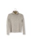 Bild på "TWINE" stickad med en tråd Isager Tweed och en tråd Silk Mohair