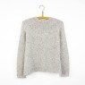 Bild på "No Name Pullover" stickad i Isager Tweed och Isager Silk Mohair.