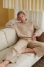 Bild på "TEXTURE SWEATER" stickad i Silk Mohair och Jensen